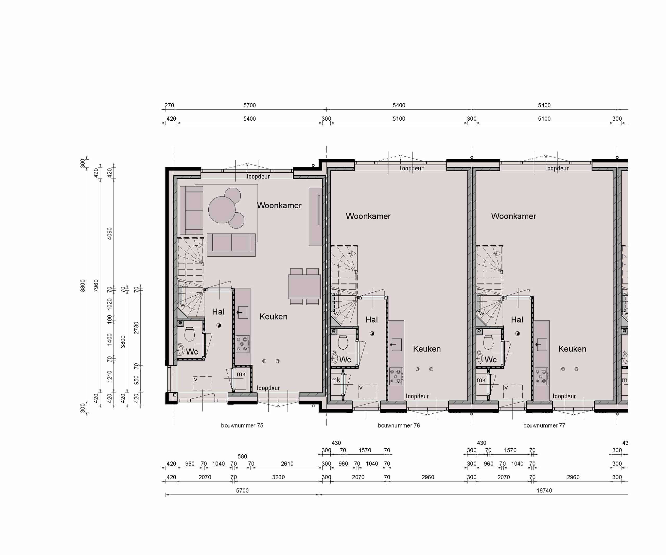 Zwaag Rozenbuurt rijwoningen 75-80 Hof input_09