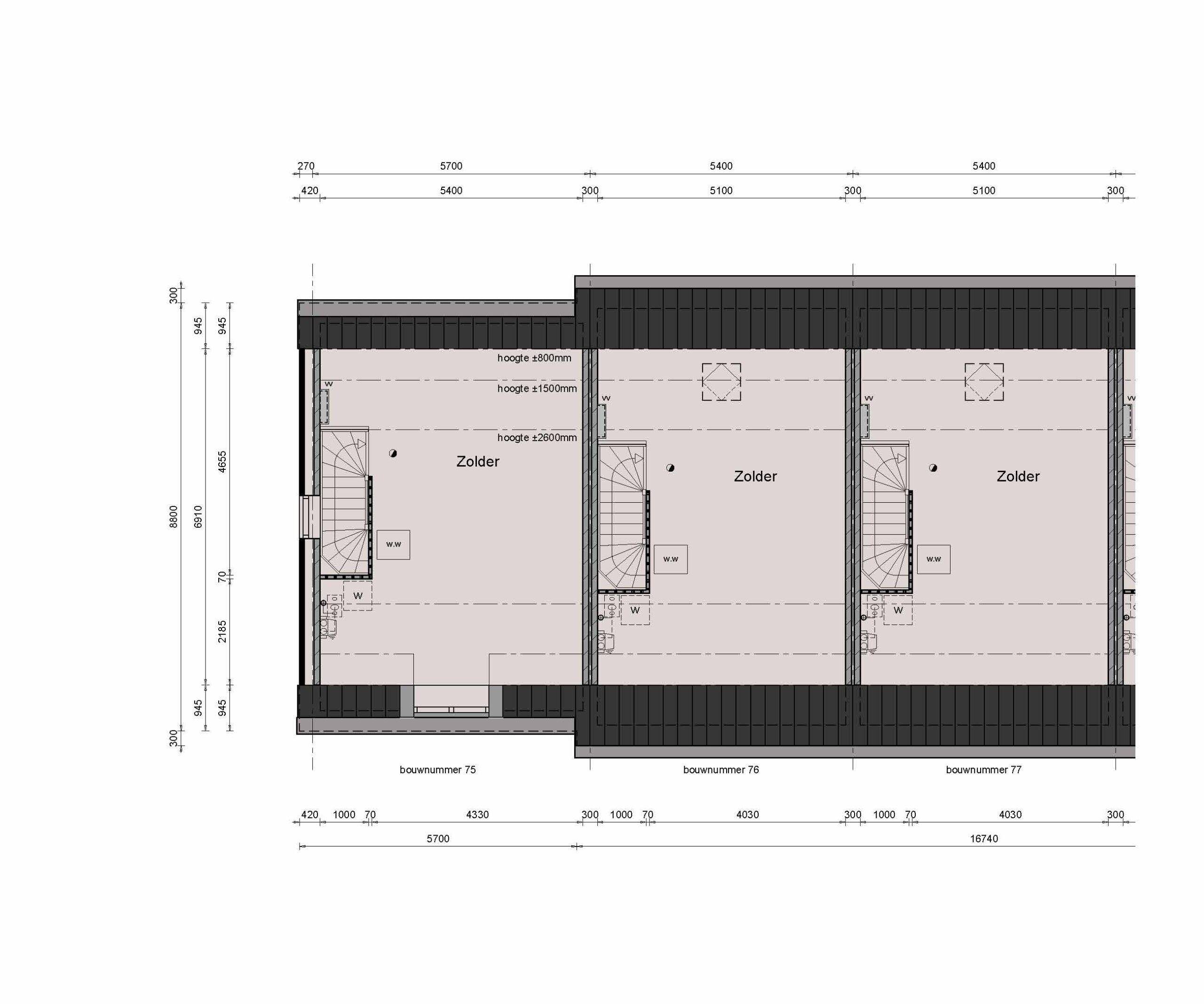 Zwaag Rozenbuurt rijwoningen 75-80 Hof input_13