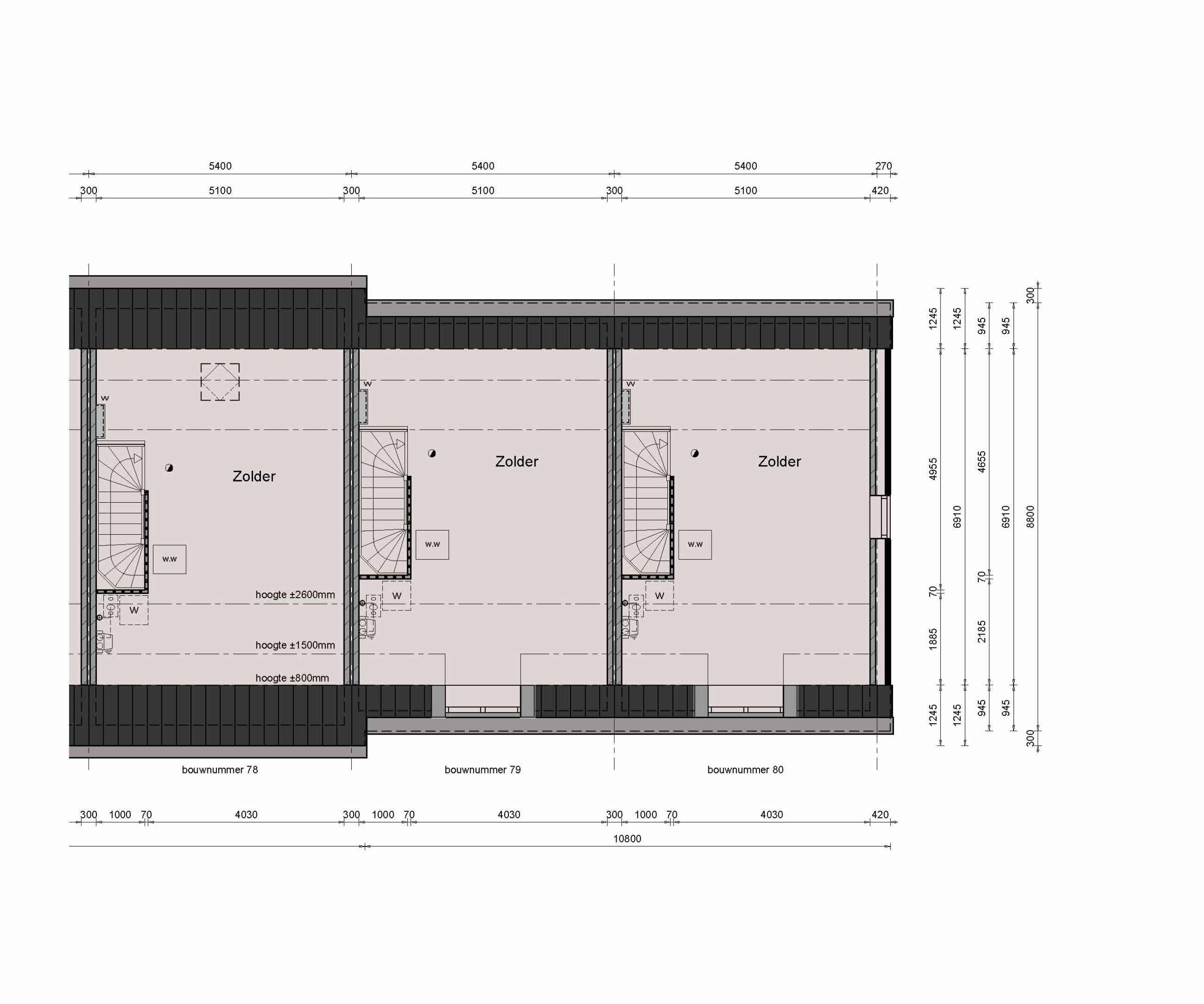 Zwaag Rozenbuurt rijwoningen 75-80 Hof input_14